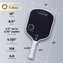 Load image into Gallery viewer, Neonic Flare Prime X 14mm | The Magic Paddle! | light & fast with high power & pop