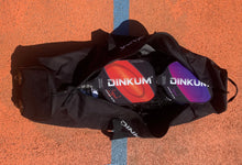 Load image into Gallery viewer, In Stock! Dinkum® Pickleball Net. Carry bag with wheels. High tension - never sags. Only 2 clips.