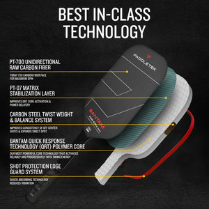 NEW! Paddletek Bantam TKO-CX 14.3 | Plus free cover!