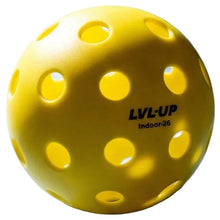 Load image into Gallery viewer, LVL-UP Indoor-26 Indoor Pickleballs - Yellow (24 balls)

