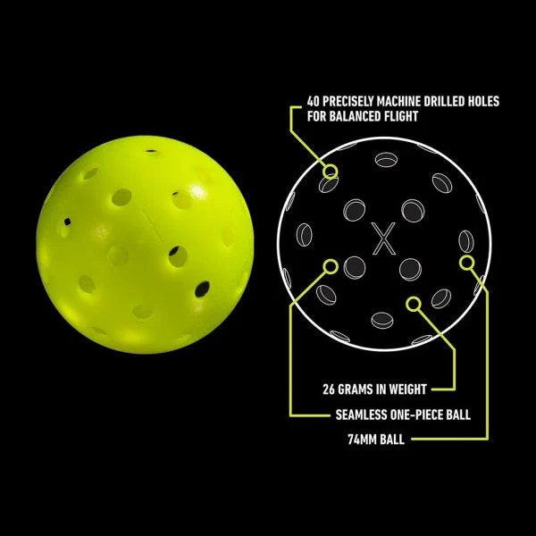Load image into Gallery viewer, Franklin X40 (24 balls) Outdoor Pickleball Balls | Official tournament ball of PAA & USAPA