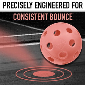 Franklin Sports X-26 Indoor Pickleballs - USAPA Approved for Tournaments