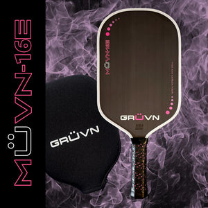 Gruvn Muvn-16E - Mid-weight and Good All-rounder Paddle - Raw Carbon Fiber