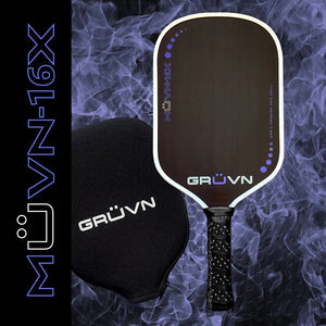 Gruvn Muvn 16X pickleball paddle - thermoform with foam injected edge