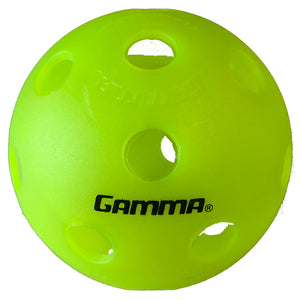 Gamma Photon Indoor Pickleball Ball - high visibility in darker environments