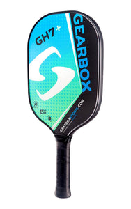 Gearbox GH7+ pickleball paddle - blue green