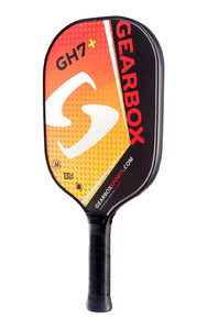 Gearbox GH7+ pickleball paddle - fiery red