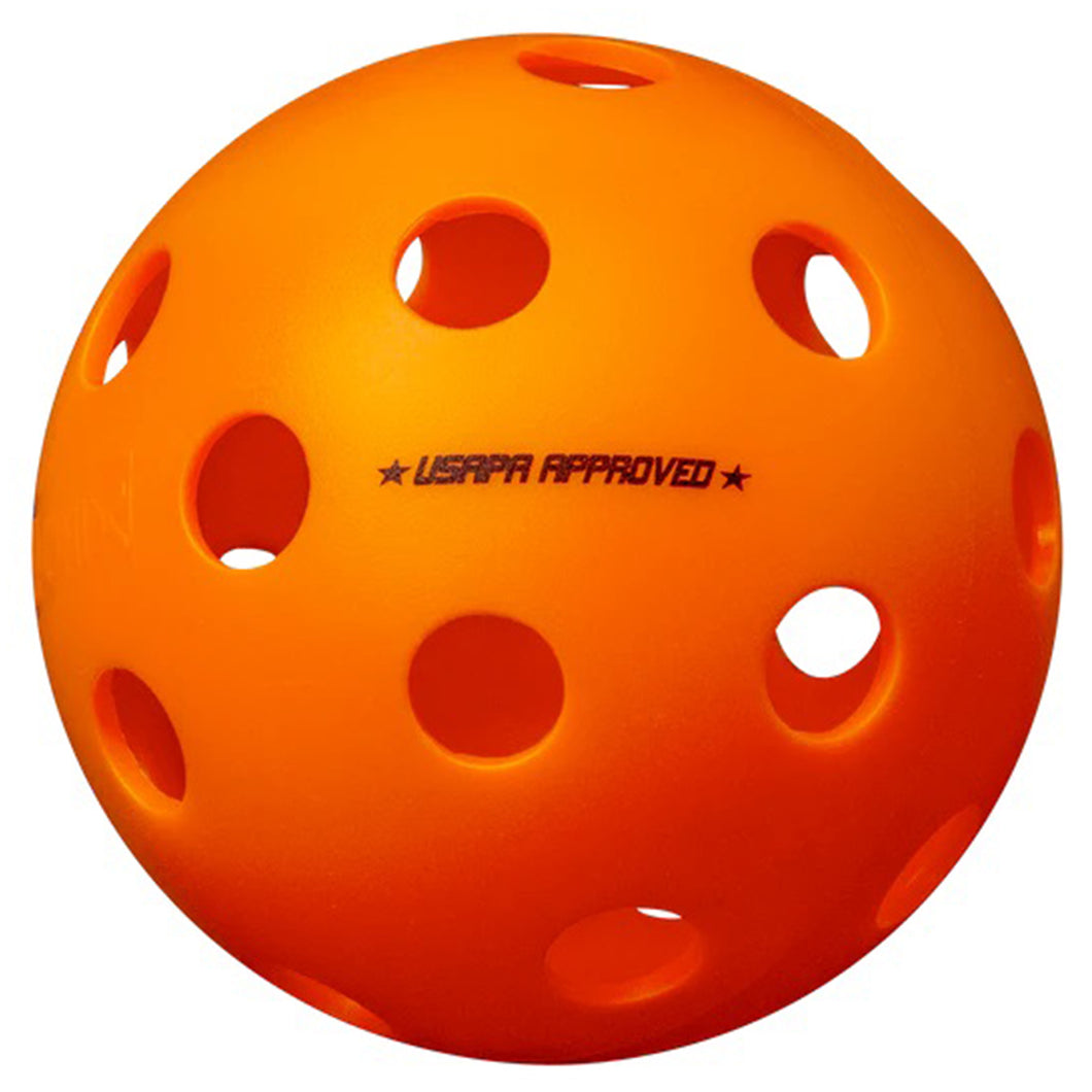 Onix Fuse Orange Indoor Pickleball Ball - Approved for Tournaments