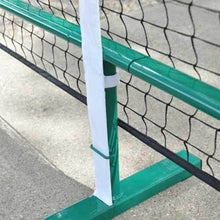 Load image into Gallery viewer, Picklenet® Pickleball Net. Flat poles never bend. Quick setup. Height sets automatically.

