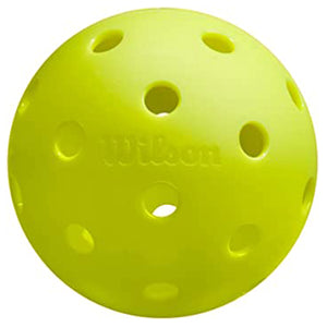 Wilson Tru32 Indoor/Outdoor Hybrid Pickleball - the most durable ball ever! Our top choice for clubs.