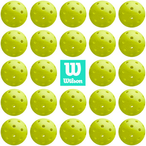 Wilson Tru32 (24 balls) Indoor/Outdoor Hybrid Pickleball - the most durable ball ever! Our top choice for clubs