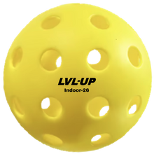 Load image into Gallery viewer, LVL-UP Indoor-26 Indoor Pickleball - Yellow
