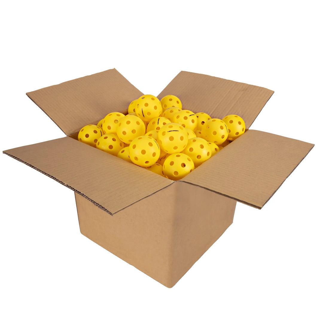 Onix Fuse Yellow Indoor Pickleball Balls | Box of 50 - Approved for Tournaments